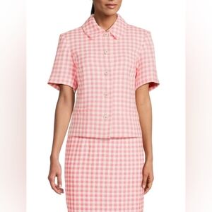 Tommy Hilfiger Checked Short Sleeve Shirt Size 8